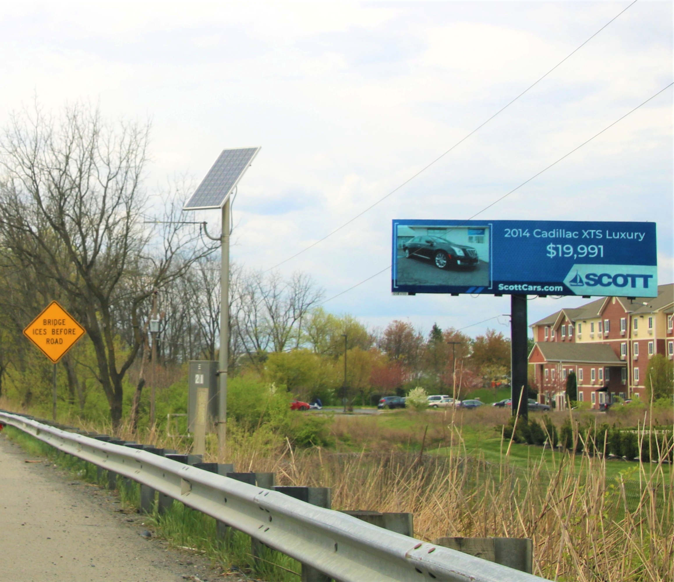 Scott automotive billboard on Route 22 east of Route 191