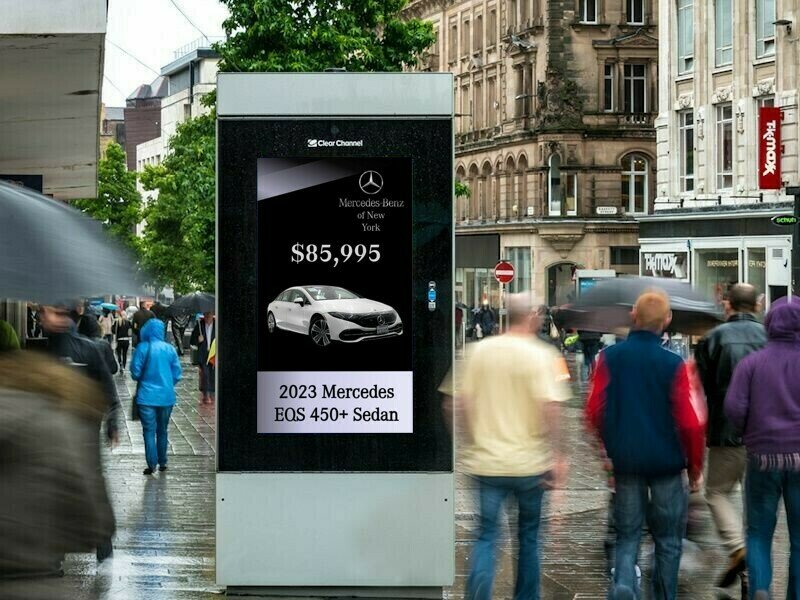 Automotive billboard campaign photograph from the original case study